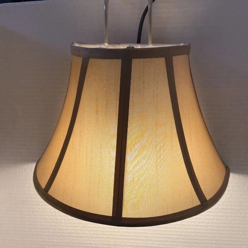 Over Ledge/Door/Rod Floating Bell Shape Shade Plug-In Pull Light‎